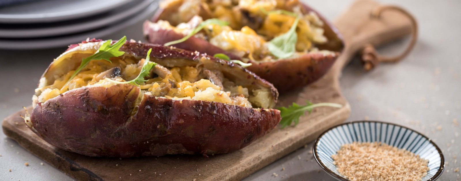 Filled Sweet Potatoes Recipe | Spur Sauces
