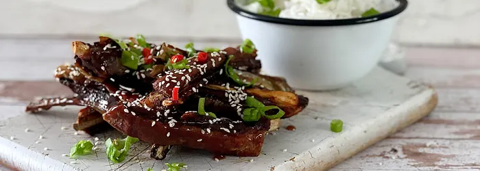 Hickory Maple BBQ Lamb Riblets | Lamb Recipe | Spur Sauces