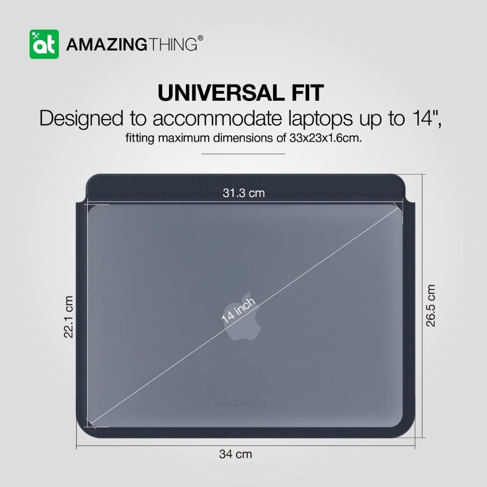 AMAZINGthing กระเป๋าสำหรับ Macbook/Laptop ขนาด 14 นิ้ว รุ่น Matte Pro with Stand