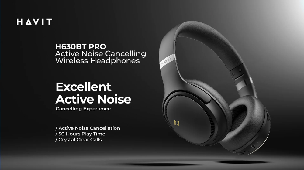 หูฟังไร้สาย HAVIT Headphone Bluetooth Model H630BT Pro