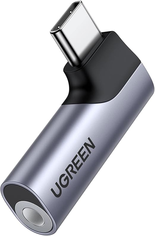 UGREEN USB C a Jack 3.5mm 24bit/96kHz Gris por $141 en Amazon