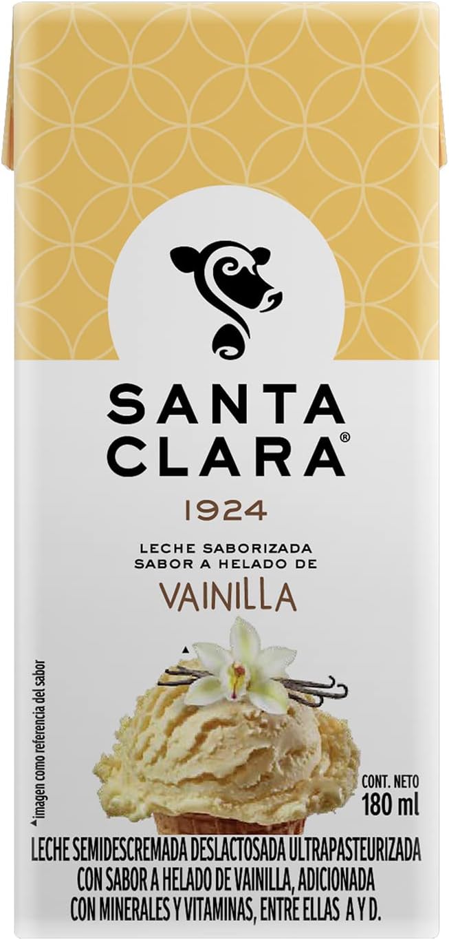 Leche Sabor Helado Vainilla 180ml x27 por $194 | Amazon