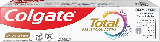 Colgate Total Original Mint 160ml por $31 | Amazon