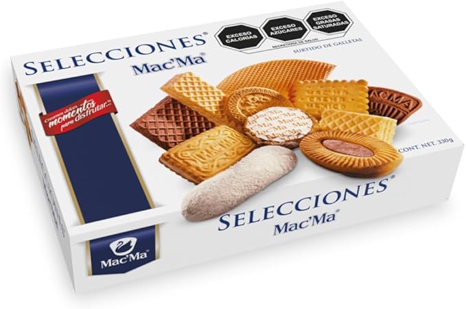 Paquete Galletas MAC'MA Surtido 330g por $59 | Amazon
