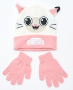 Conjunto gorro + guantes 'La Casa de Gabby' 'Dreamworks' - 2 piezas - Rosa 5€