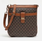 Bolso Bandolera pequeño con estampado monigrama por 11.50€.