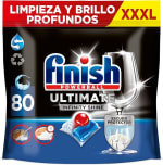 80 pastillas Finish Powerball Ultimate Infinity Shine lavavajillas por 12.16€