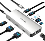 Station d'accueil Wavlink - USB-C 10 en 1, Double HDMI 4K à 39,99€