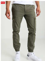 Pantalon cargo Pier One olive à 22,89€