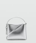 Bolso mini shopper metalizado por 9.99€