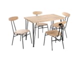 Set table + 4 chaises à 54,99€