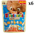 6 Bolsas de Mini Galletas DINOSAURUS Choco Blanco 100 Gr por 6.42€