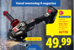 PARKSIDE Performance Accu-haakse slijper met accu en lader voor €49,99 bij de Lidl