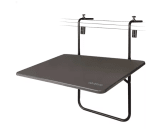 Aktive mesa plegable rectangular para barandilla 60x40x60/67cm a 13.45€