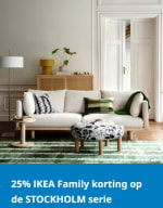 25% IKEA Family korting op de STOCKHOLM serie 17 t/m 23 maart