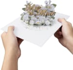3D Pop-Up Wenskaart voor Huwelijksfelicitaties voor €1 bij Amazon