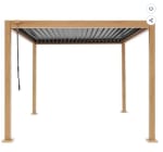 Pergola bioclimatique GAYA, structure en aluminium et en acier à 749,99€