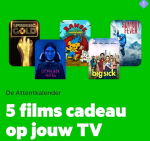 Gratis 5 films cadeau voor KPN klanten