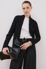 Chaqueta cuello chal para Mujer por 19.99€