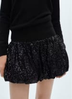 Minifalda globo lentejuelas por 4.99€