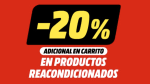 20% EXTRA descuento en productos reacondicionados en Mediamarkt