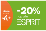 20% korting op Esprit exclusief voor H+ members bij vanHaren