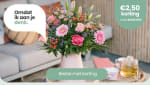 €2,50 korting op de boeketten: Marieke en Eveline bij Topbloemen