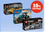 Tot 15% korting op Lego voertuigen sets bij Bol