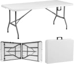 Mesa Plegable Rectangular 180x68cm Blanco por $729 | Amazon