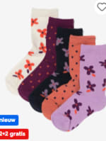 2+2 gratis op sokken bij de Hema