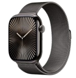 Montre connectée APPLE WATCH Serie 10 46mm Titane Ardoise S/M Cell à 509€