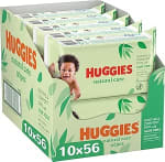 Huggies Natural Care Toallitas 10 Packs de 56 por 7,40€