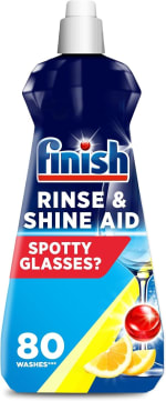 3 x Finish Dishwasher Rinse Aid, Lemon Rinse & Shine Cleaner 400ml - £3.82 / £3.49 S&