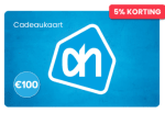 5% korting op een Albert Heijn €100 cadeau kaart