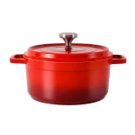 Olla Cacerola Cazuela Esmaltada Con Tapa Color Rojo Rebaja $66.990 Mundo Lider, Chile