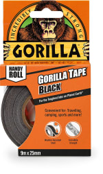 Gorilla Tape Handy Roll 9m Black £2.65