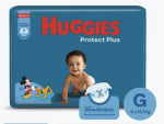 Pañal Protect Plus : G Huggies (60u) a $23.364,25