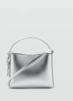Bolso mini shopper metalizado por 6.99€