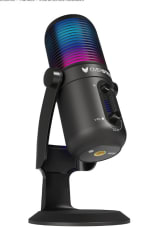 Oversteel - Elinvar Micrófono USB para juegos, Cardioide y Omnidireccional con Brazo