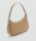 Mango Bolso Pequeño Hombro Nylon Beige por 4,99€
