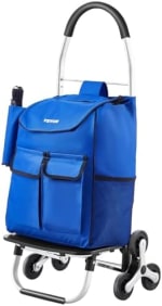 VEVOR Carro de Compra Plegable 36 L con 6 ruedas por 26.82€