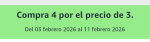 Compra 4 por el precio de 3 en Alimentación en Amazon.