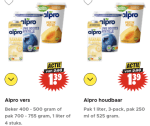 Alle Alpro vers of houdbaar voor €1,39 bij Dirk