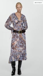 Vestido paisley con volantes por 14.99€