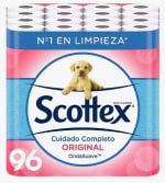 96 rollos Scottex Orginal Papel Higiénico de 2 capas por 16,88€