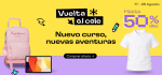 Oferta Vuelta al Cole hasta 50% descuento + 23€ en cupones Miravia super descuentos