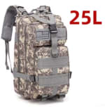 Mochila 25 litros Nylon resistente impermeable deportes tácticos por 10,97€