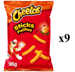 9 Bolsas de Cheetos Rizos de 96grs por 10.3€