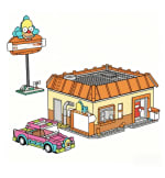 Set de Bloques Krusty Hamburg MOC (1635 piezas) por 37,03€