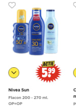 Alle Nivea Sun voor €5,89 bij Dirk